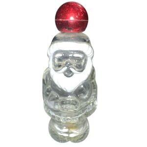 Empty Avon Jolly Santa "Here's My Heart" Cologne Bottle, 1 oz